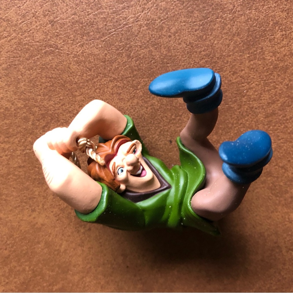 Vintage 1996 Hallmark Disney Hunchback of NorteQuasimodo Green and Blue Ornament - Picture 3 of 7